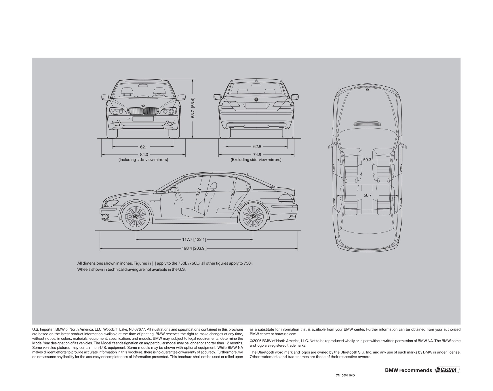 2007 BMW 7-Series Brochure Page 2